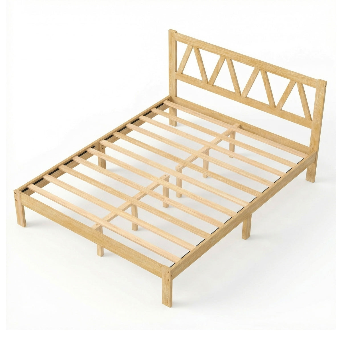 Queen Wooden Bed
