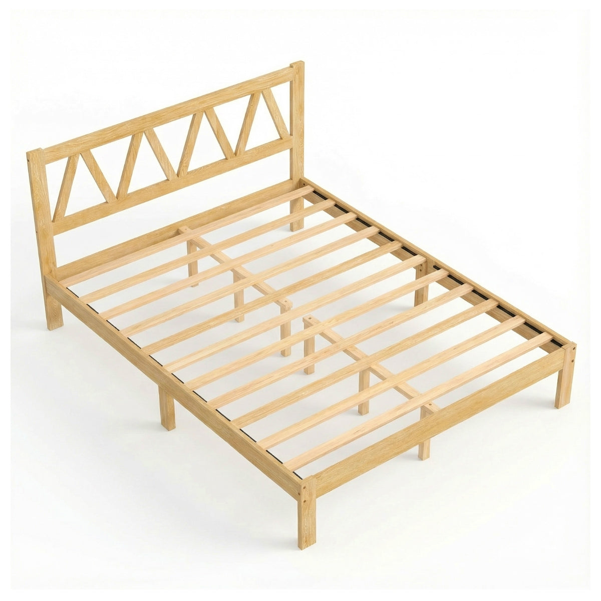 Queen Wooden Bed