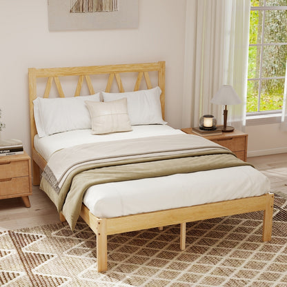 Queen Wooden Bed