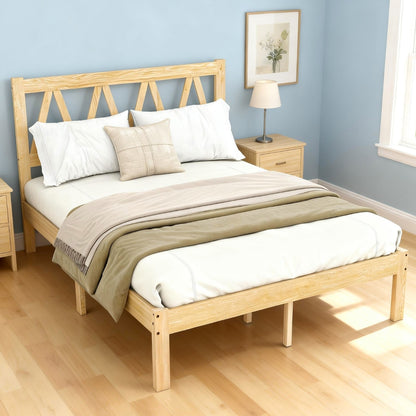 Queen Wooden Bed