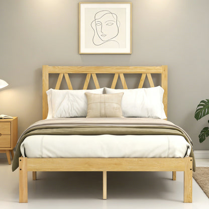 Queen Wooden Bed