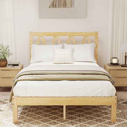 Queen Wooden Bed