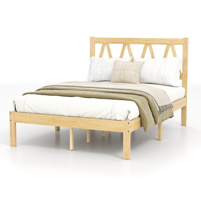 Queen Wooden Bed