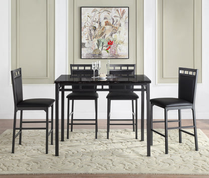 Counter Height Chr, Bk (4 In 1 Box)