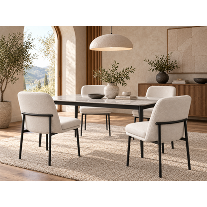 Polk Dining Chair, White