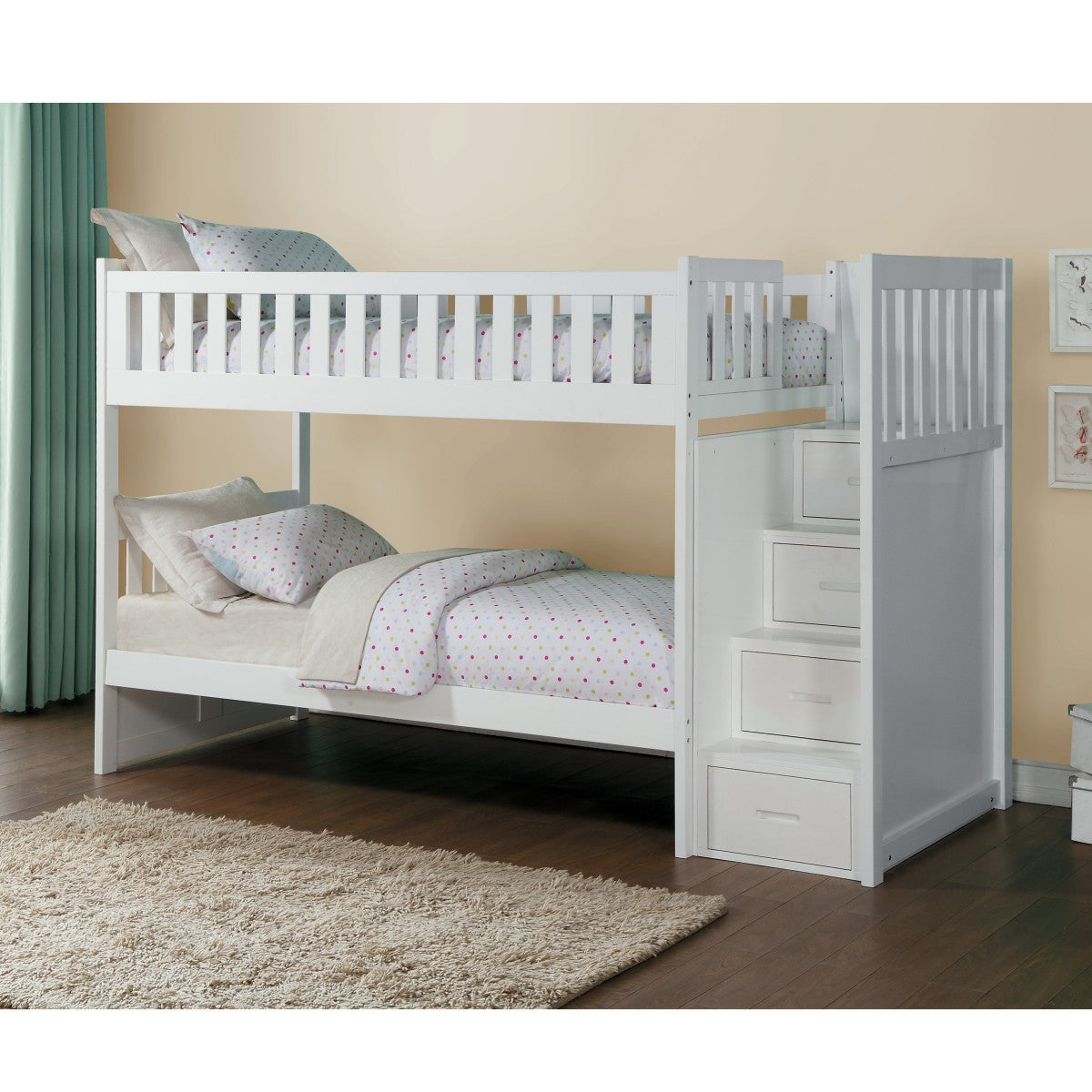 Galen Twin/Twin Step Bunk Bed