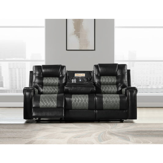Hart Reclining Sofa W/Drop Down Tbl,Charging Station & Cup Holders