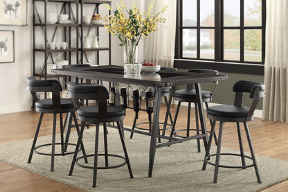 Appert Counter Height Table, Glass Insert