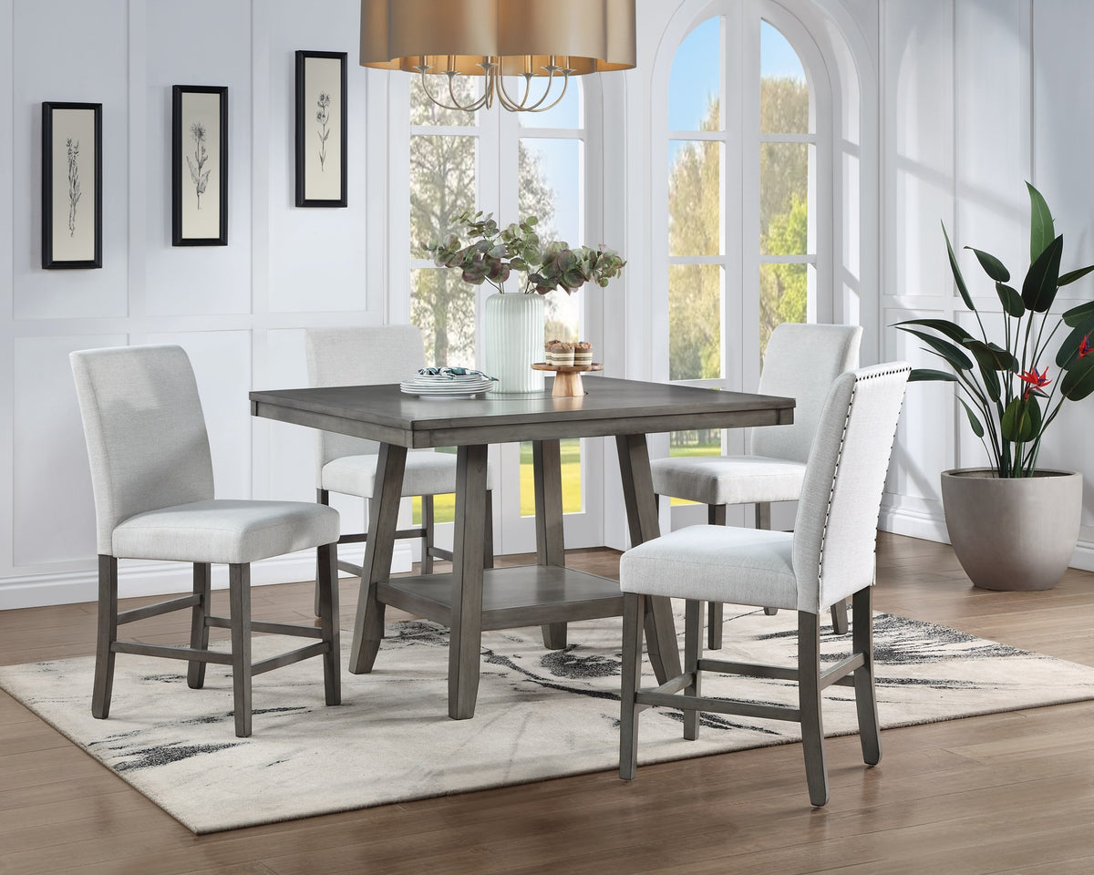 Counter Height Table W/Lazy Susan