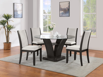 Dalina Dining Height Table, Glass Top