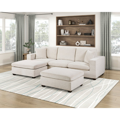 Serenity 5-Piece Modular Sectional with Two Ottomans