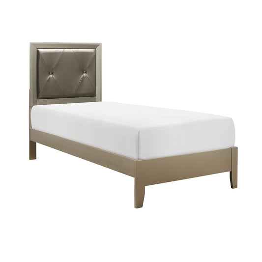 SH2212 Champagne Twin Bed