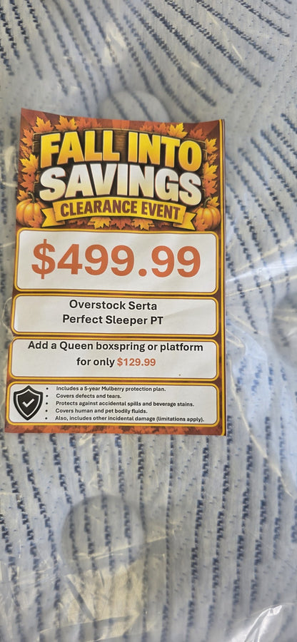 Overstock Serta Perfect Sleeper Pillow Top Queen Mattress