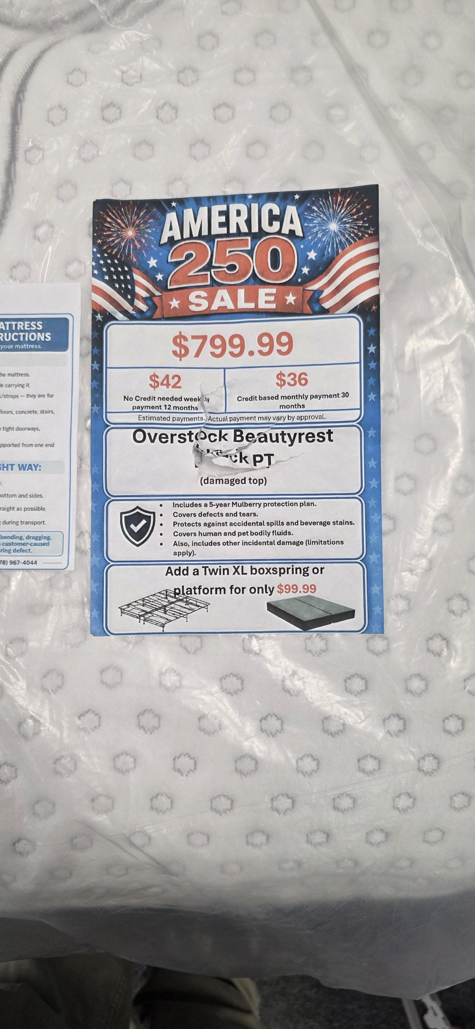 Overstock Beautyrest Black Soft Pillow Top Twin XL Mattress