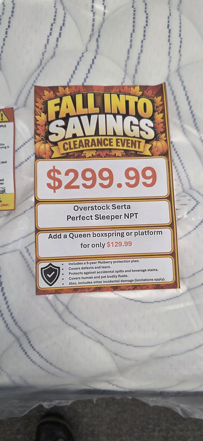 Overstock Serta Perfect Sleeper Non-Pillow Top Queen Mattress