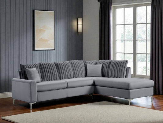 Christina Sectional (Charcoal)
