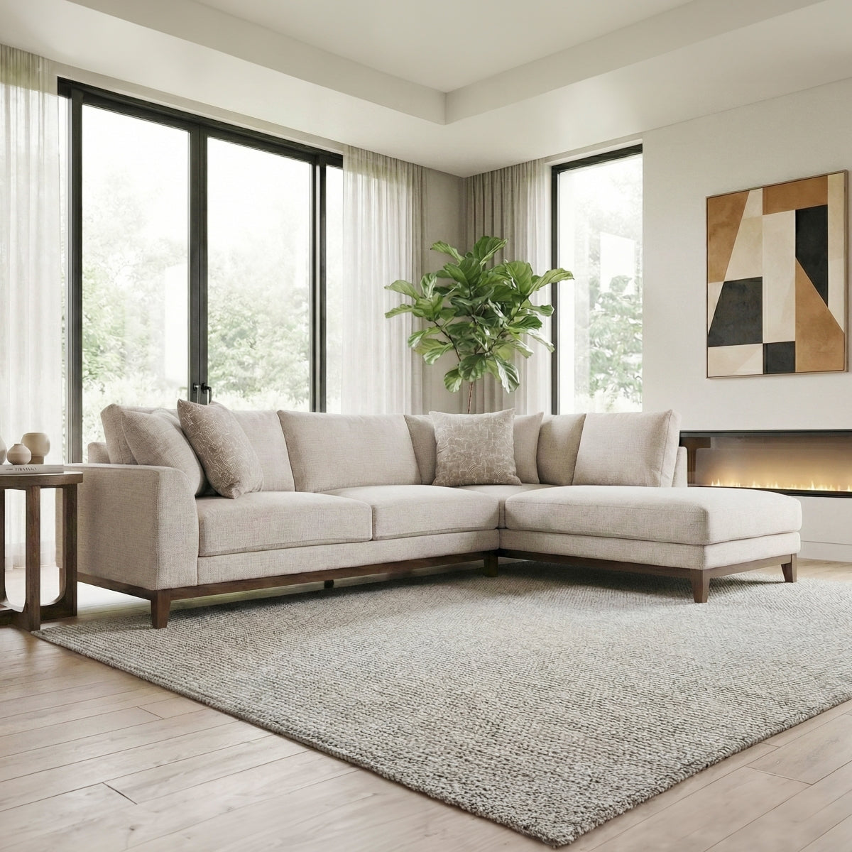 Juniper 2-Piece Sectional with Right Chaise