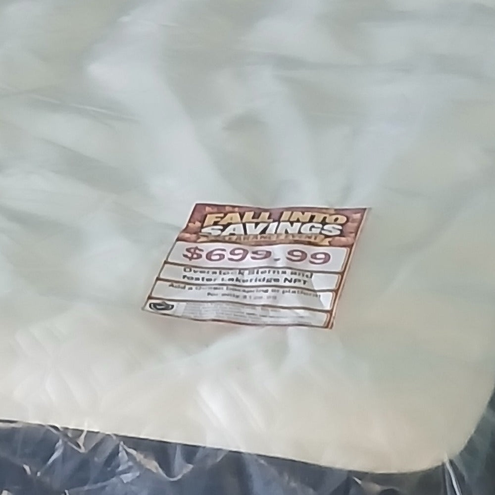 Overstock Stearns & Foster Lakeridge No Pillow Top Queen Mattress - price tag zoom