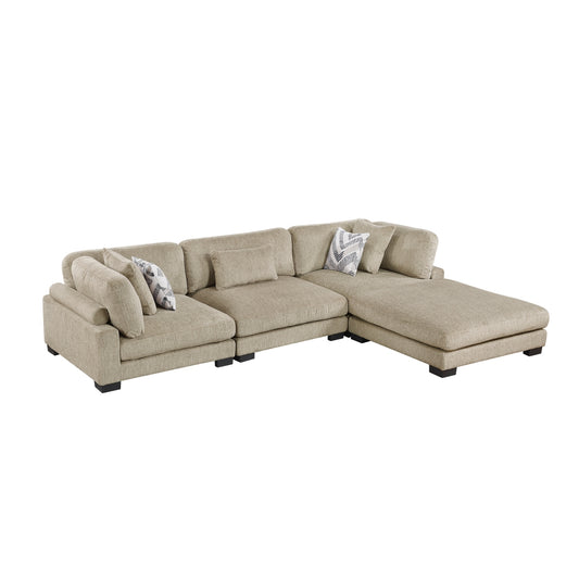 Tinley 4-Piece Modular Sectional with Ottoman