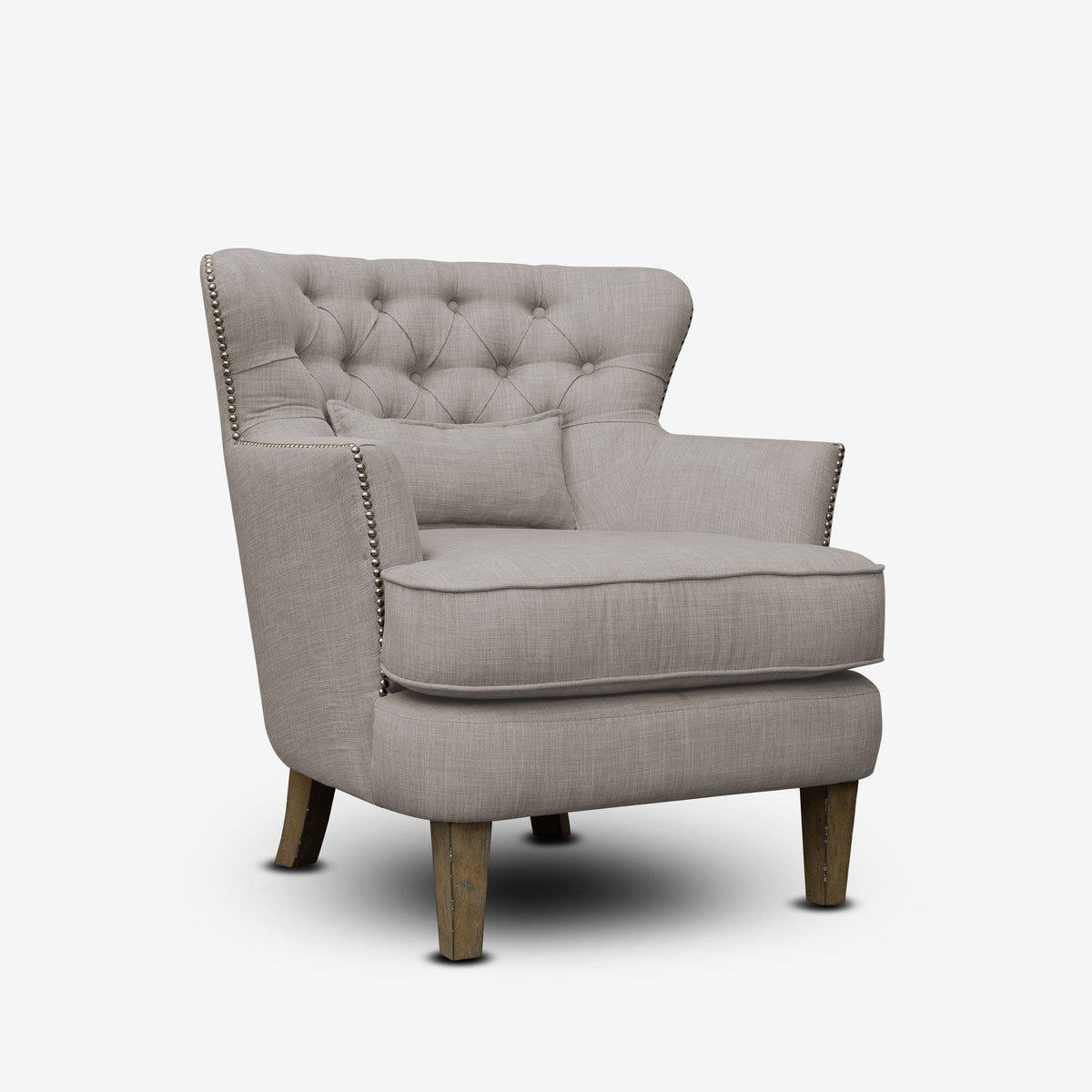 Accent Chair With Kidney Pillow,3A