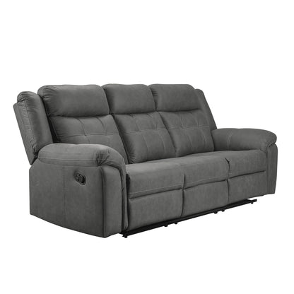 Fresno Dual Reclining Sofa, Gray