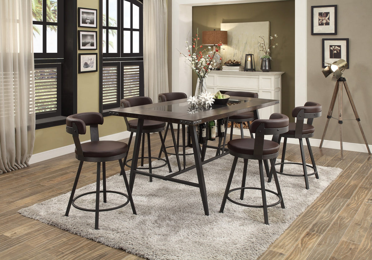 Appert Counter Height Table, Glass Insert
