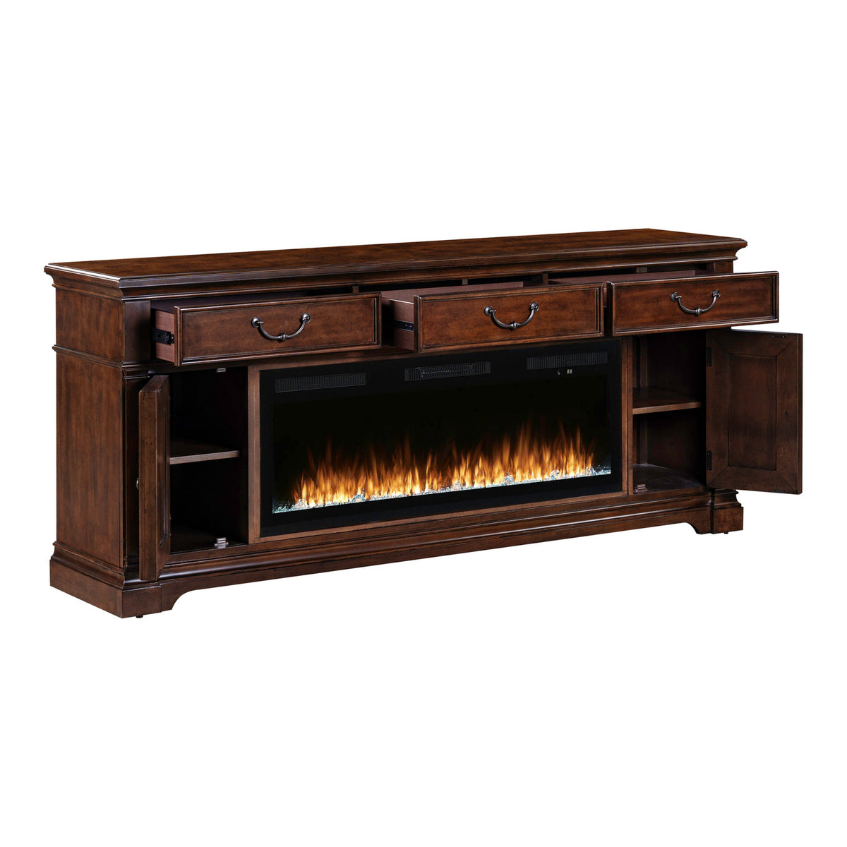 Fireplace TV Consoles 512 84 Inch Console w/ Fire FTS