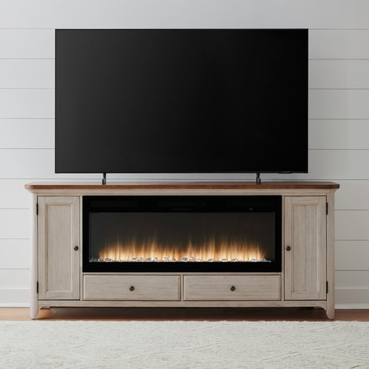 Fireplace TV Consoles 652 80 Inch Console w/ Fire FTS
