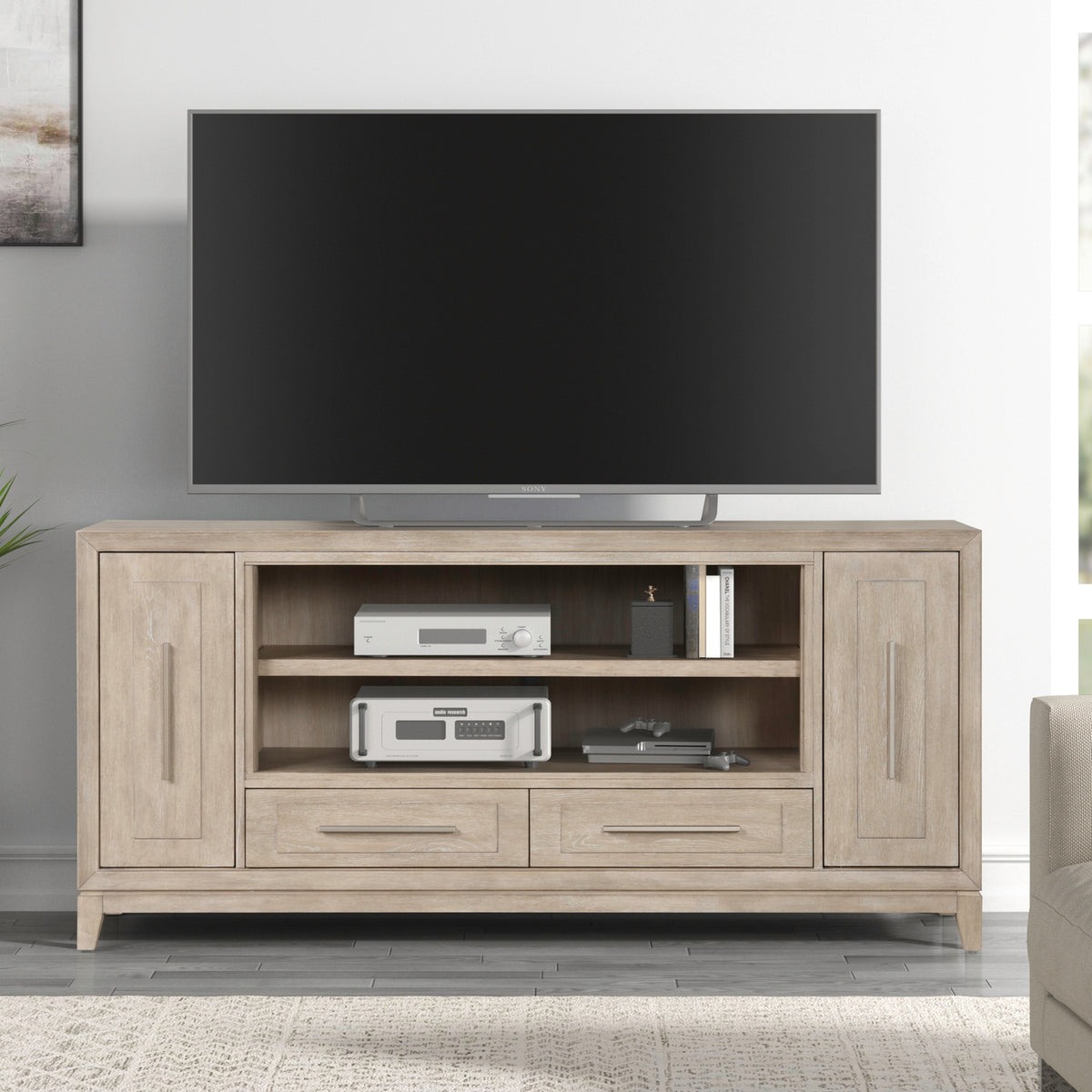 Fireplace TV Consoles 789 80 Inch Console w/ Fire FTS