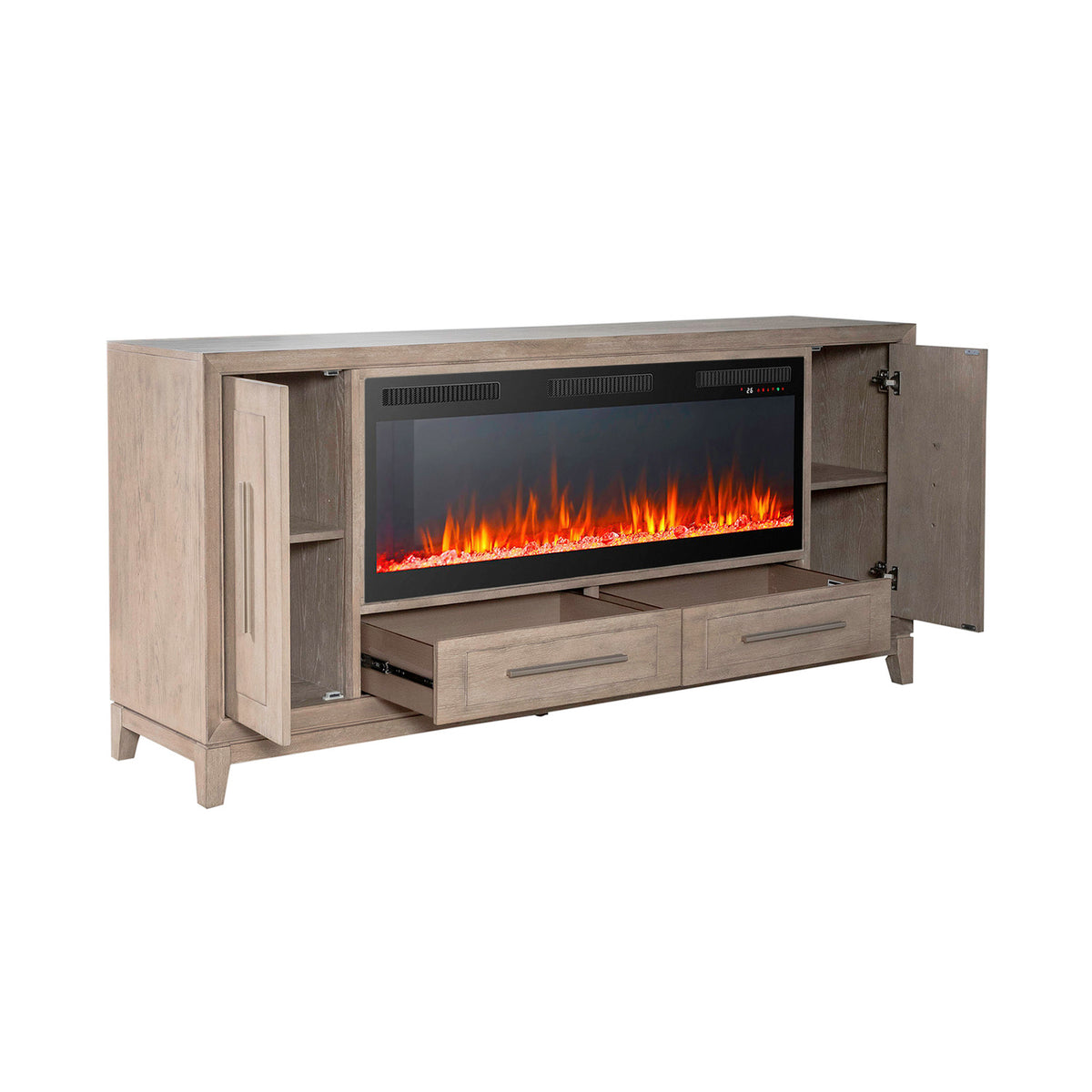 Fireplace TV Consoles 789 80 Inch Console w/ Fire FTS