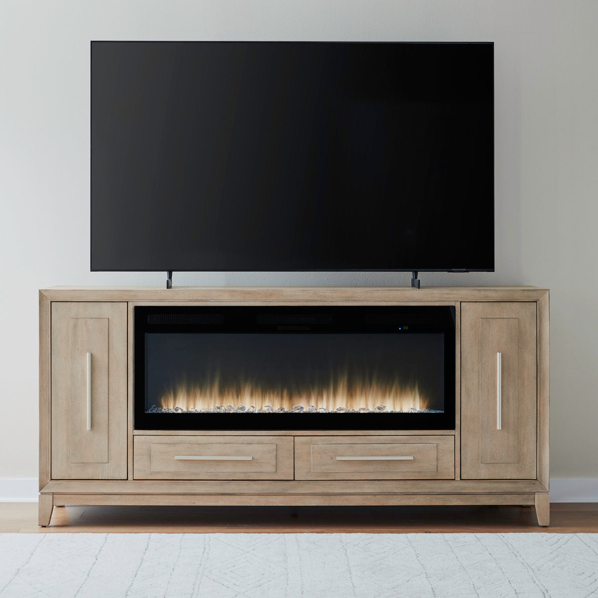 Fireplace TV Consoles 789 80 Inch Console w/ Fire FTS