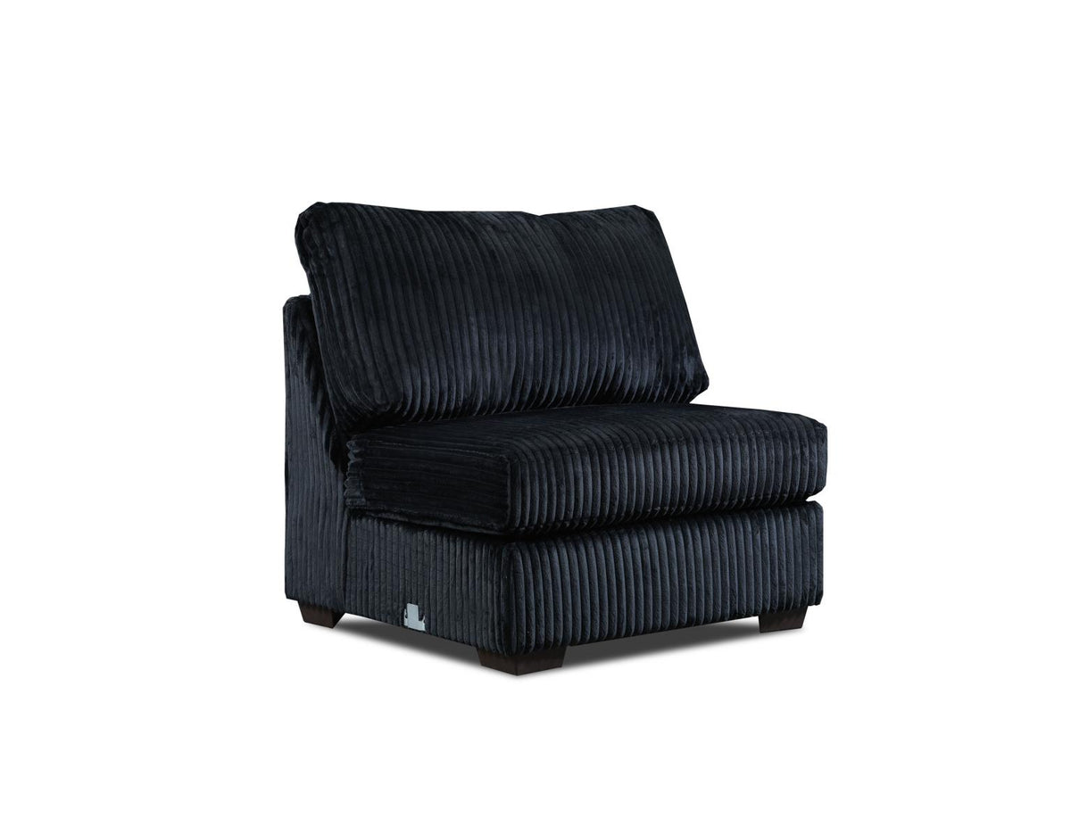 Libby Armless Chair (Black)
