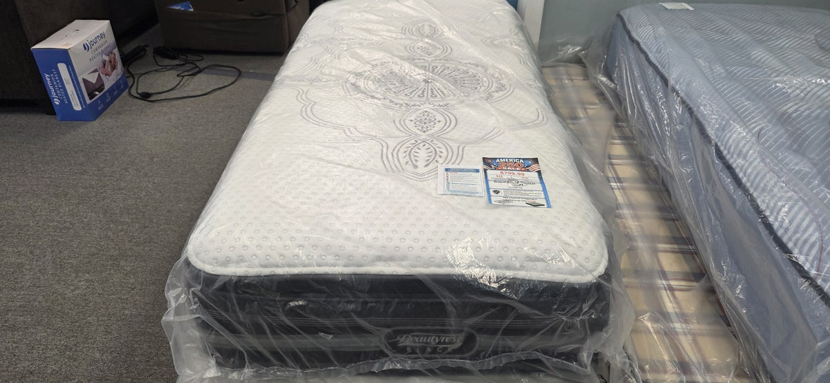 Overstock Beautyrest Black Soft Pillow Top Twin XL Mattress