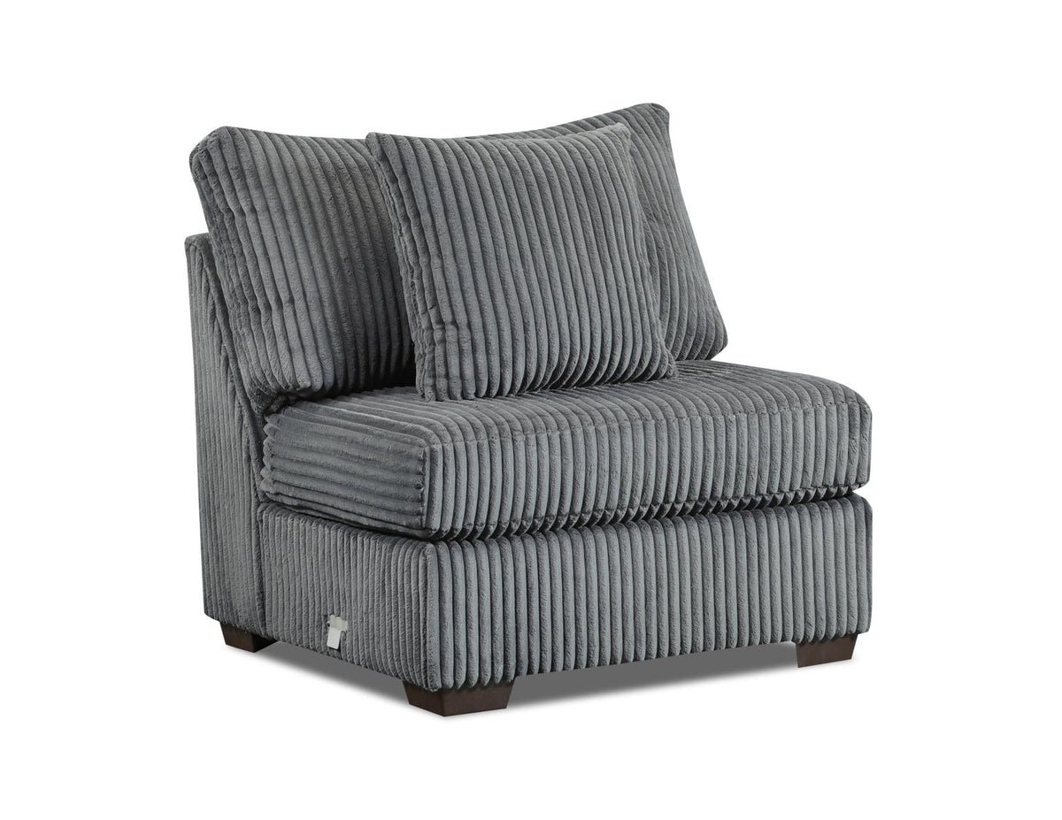 Libby Armless Chair (Charcoal)