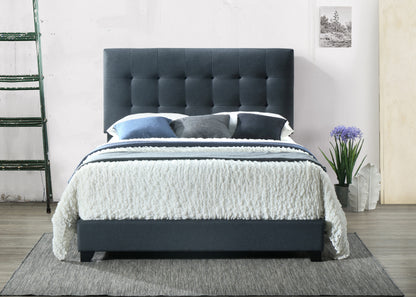 Patrick King Bed (Charcoal)