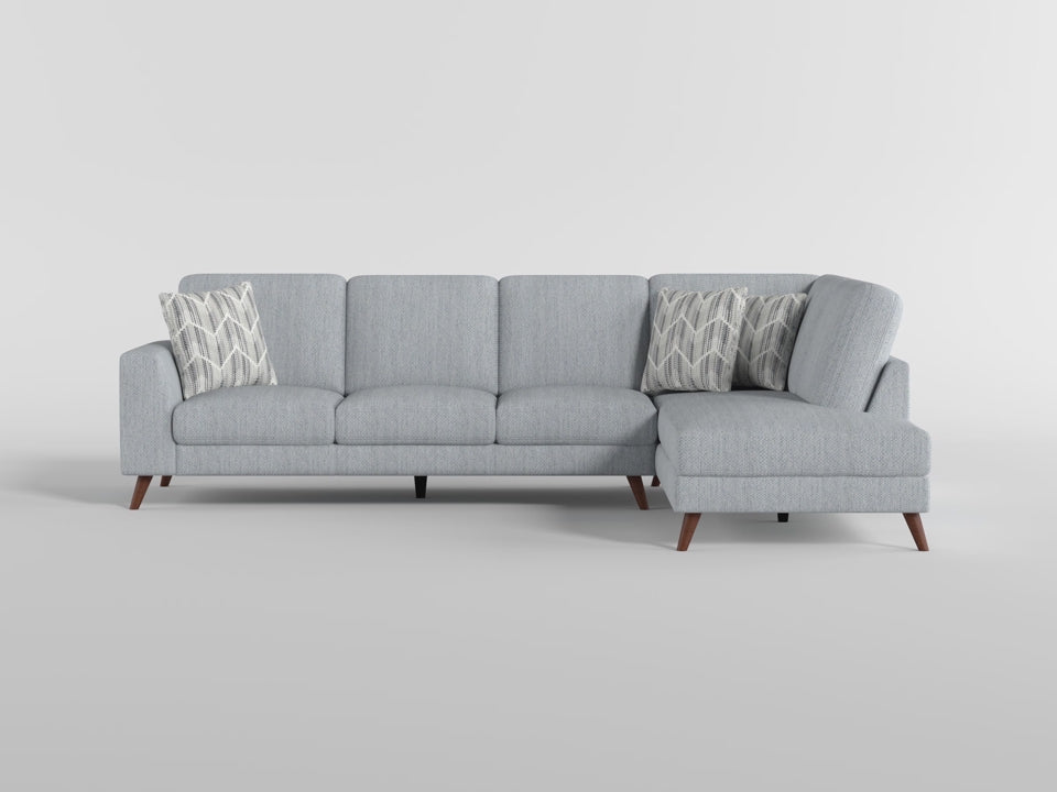 Broadway 2-Piece Sectional with Right Chaise video
