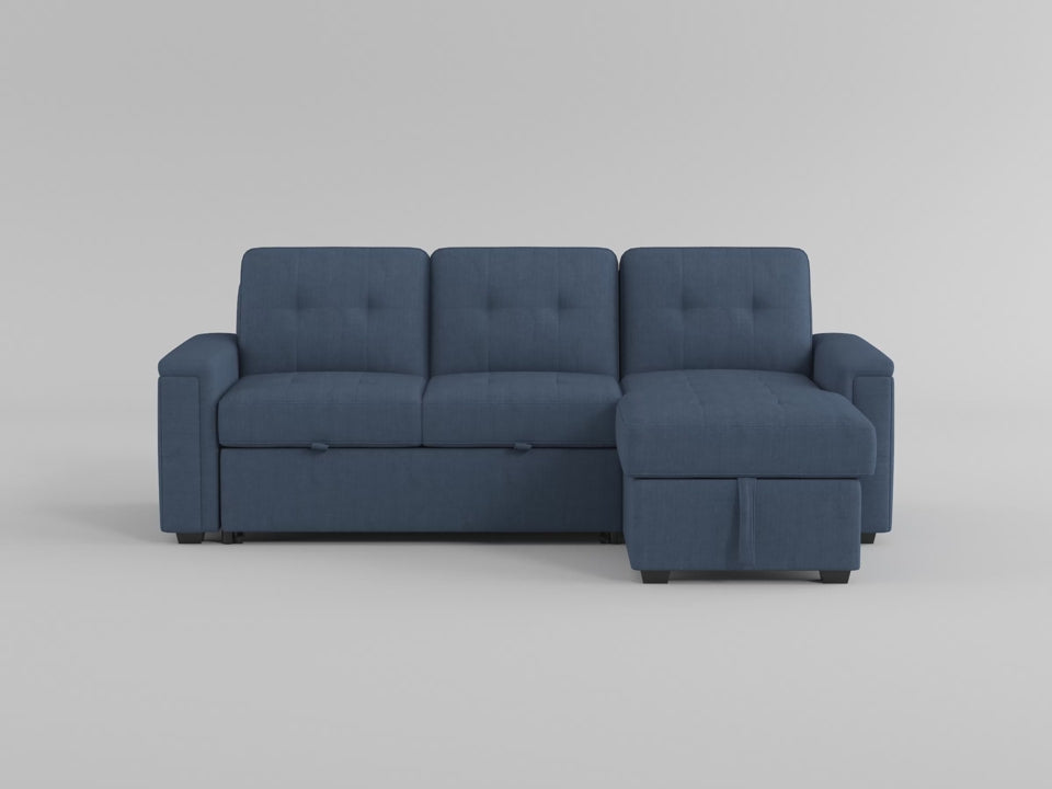 Barbara Reversible Sectional with Hidden Storage and Pull-out Bed video