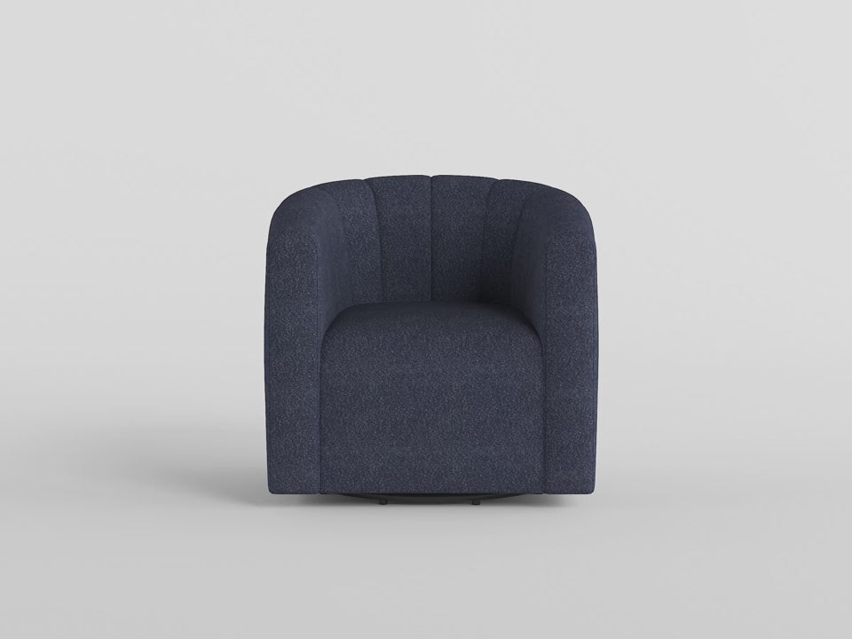 Delaney Swivel Chair with Ottoman video