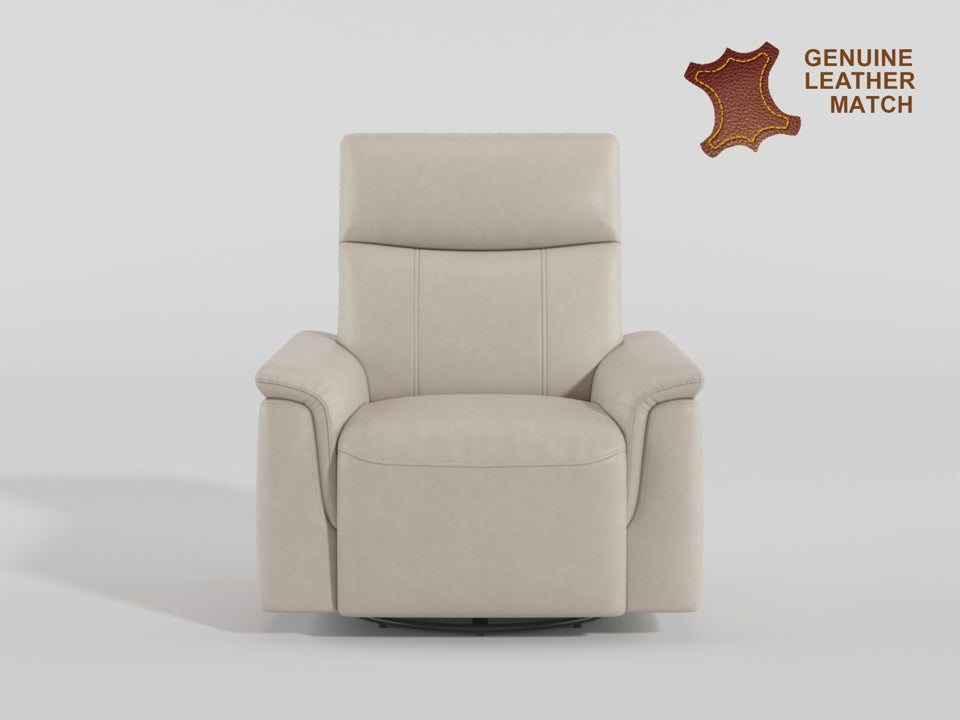 Hadley Swivel Glider Reclining Chair video
