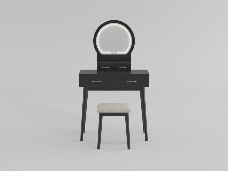 Camilla Dressing Table with Mirror video