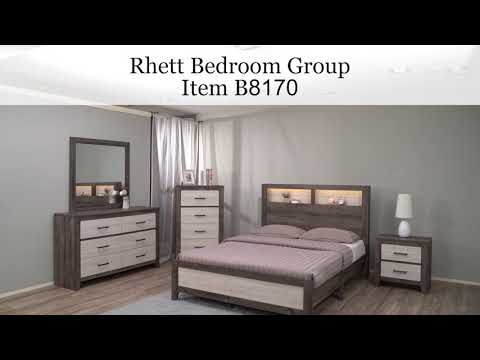 Rhett Bedroom Group (SETB8170) video