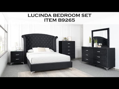 Lucinda Bedroom Group Black (SETB9265) video