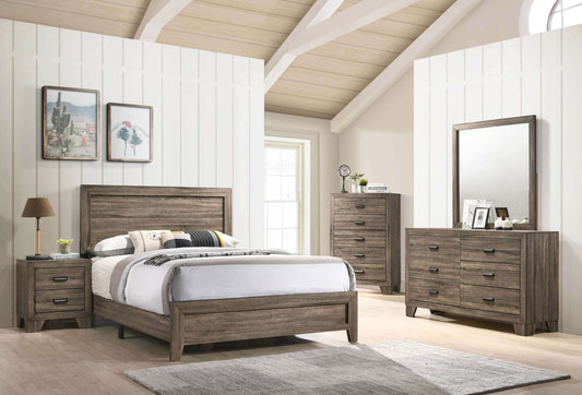 Reno Gray 4PC Queen Bedroom Set
